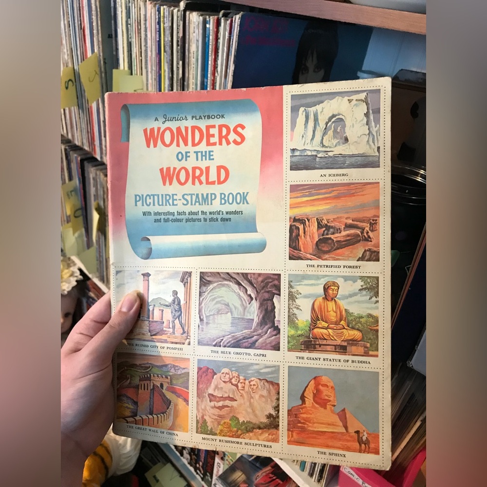 Wonders of the W O R L D picture S T A M P book